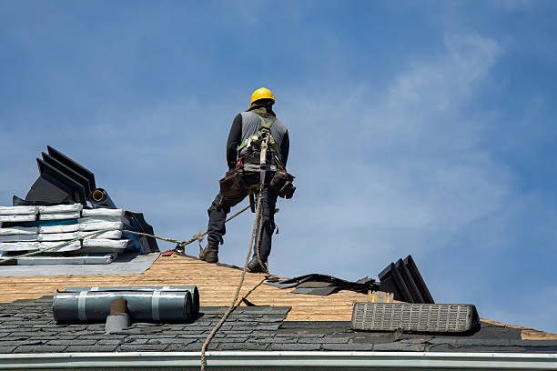 Professional Roof Replacement technician working in Desmet, ID